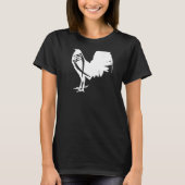 Game Fowl Gallegos Rooster Chicken gallero White B T-shirt (Voorkant)