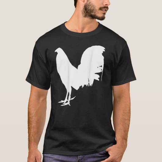 Game Fowl Gallegos Rooster Chicken Gamefowl white T-shirt (Voorkant)