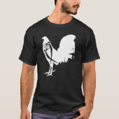 Game Fowl Gallegos Rooster Chicken White soy galle T-shirt (Voorkant)