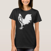 Game Fowl Gallegos Rooster Chicken White soy galle T-shirt (Voorkant)