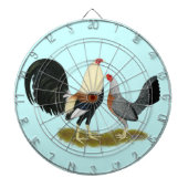 Game Fowl Pair Dartbord (Voorkant)