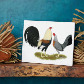Game Fowl Pair Fotoplaat (Zijkant)