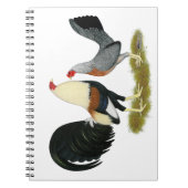Game Fowl Pair Notitieboek (Voorkant)