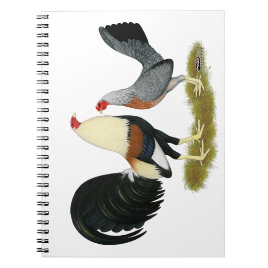 Game Fowl Pair Notitieboek (Voorkant)