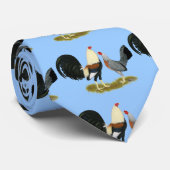 Game Fowl Pair Stropdas (Opgerold)