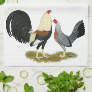 Game Fowl Pair Theedoek