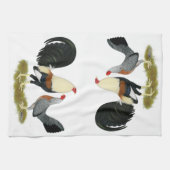 Game Fowl Pair Theedoek (Horizontaal)