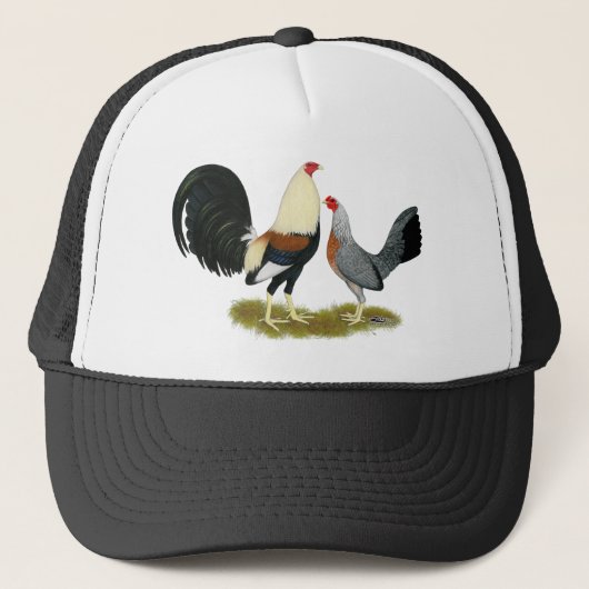 Game Fowl Pair Trucker Pet (Voorkant)