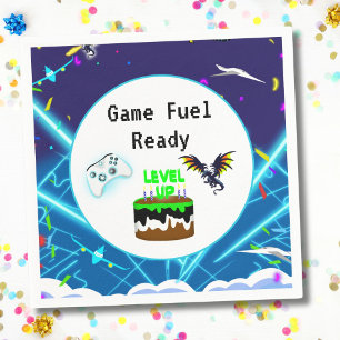 Game Fuel Klaar Gefeliciteerd Critische Hit! Servet