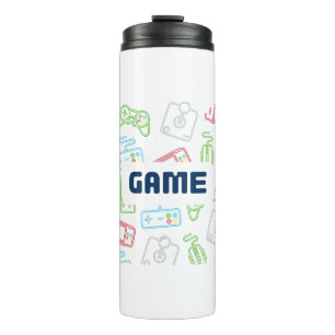 Game! Fun Controller Thermische Tumbler Thermosbeker