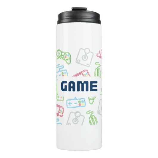 Game! Fun Controller Thermische Tumbler Thermosbeker (Voorkant)