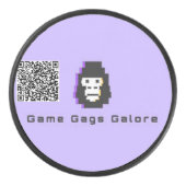 game gags galor hockey puck (Voorkant)