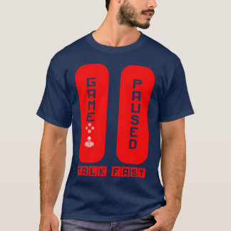 Game Gepauzeerd Grappig Leuk T-shirt