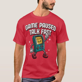 Game Gepauzeerdaluk Snel Grappig Gamer Humor Gamen T-shirt