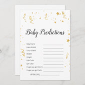 Game Gold Celebration Baby shower Baby (Voorkant / Achterkant)