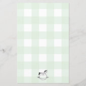 Game Green Gingham Rocking Horse Baby (Achterkant)