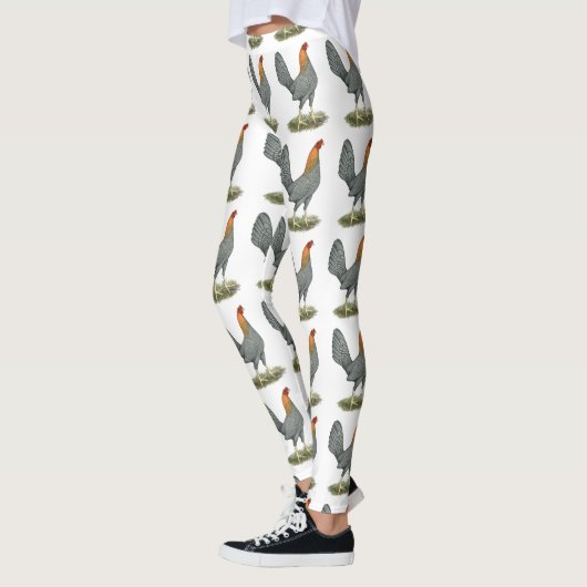 Game Hen Blauw Rood Leggings (Links)