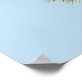 Game Hen Blauw Rood Poster (Hoek)
