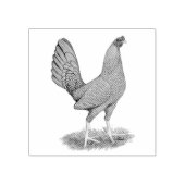 Game Hen Blue Red Rubberstempel (Afrduk)