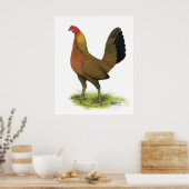 Game Hen: Erwtkam Poster (Keuken)