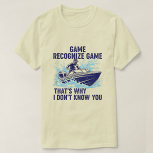 Game Herkennen Game Bootvaren Vissen Grafisch T-shirt
