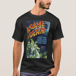 Game, horror film, vintage poster t-shirt