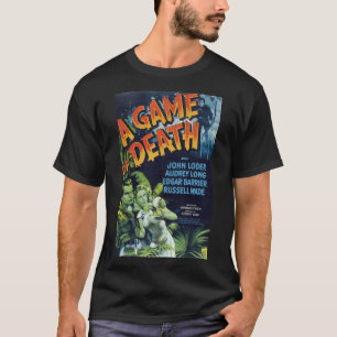 Game, horror film, vintage poster t-shirt