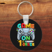 Game in eerste graad terug naar school 1e graad ni sleutelhanger (Achterkant)