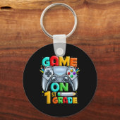 Game in eerste graad terug naar school 1e graad ni sleutelhanger (Voorkant)