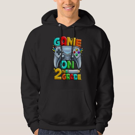 Game in tweede rang Terug naar school 2e rang U Hoodie (Voorkant)