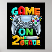 Game in tweede rang Terug naar school 2e rang U Poster (Voorkant)