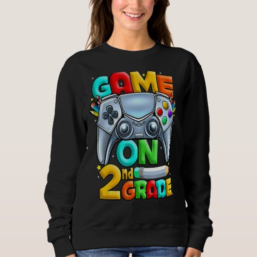 Game in tweede rang Terug naar school 2e rang U Trui (Voorkant)