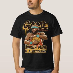 Game Instinct – Urbane Basketbal Motivatie T-shirt