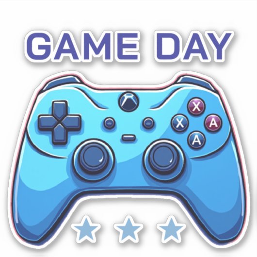 game joystick sticker (Voorkant)