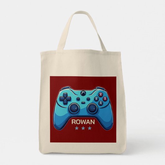game joystick tote bag (Achterkant)