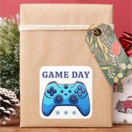 game joystick vierkante sticker