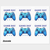 game joystick vierkante sticker (Vel)