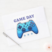 game joystick vierkante sticker (Envelop)