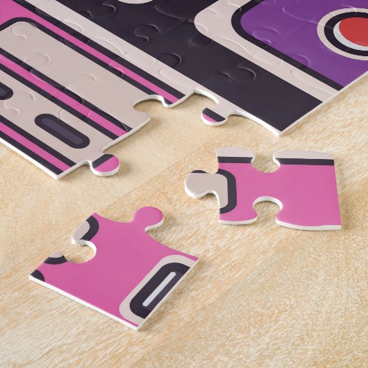 Game Joysticks Kleurrijke  behang Legpuzzel (Zijkant)