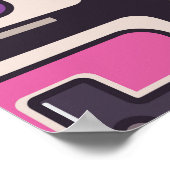 Game Joysticks Kleurrijke  behang Poster (Hoek)