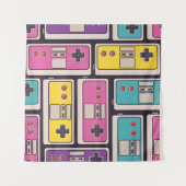 Game Joysticks Kleurrijke behang Wandkleed (Voorkant (horizontaal))