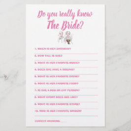 Game Kaart Ken je de Bride Flyer echt?