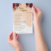 Game-kaart voor Bourgogne-paren Flyer (Hand)