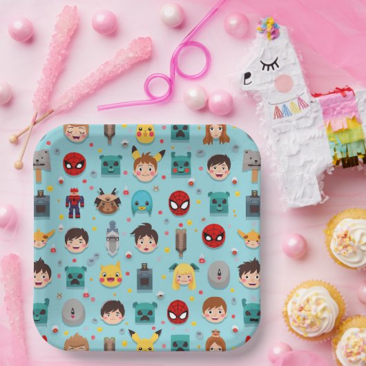 Game karakter boy's party bord (Feest)