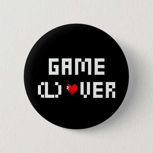 Game (L) Over Ronde Button 5,7 Cm (Voorkant)