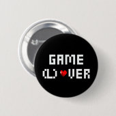 Game (L) Over Ronde Button 5,7 Cm (Voorkant /achterkant)