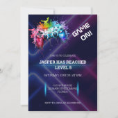 Game Level Up Gamer Verjaardag Kaart (Voorkant)