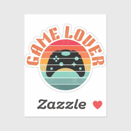GAME LIEFHEBBERS GAMECONTROLLER STICKER (Vel)