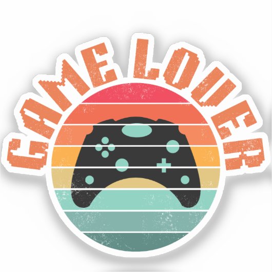 GAME LIEFHEBBERS GAMECONTROLLER STICKER (Voorkant)