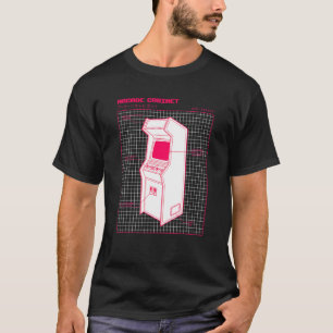 Game-machine console-terugzetapparaat van 80 en 90 t-shirt